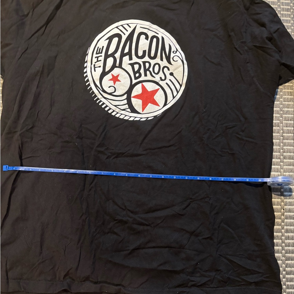 The Bacon Bros Black T-Shirt - Picture 2 of 3